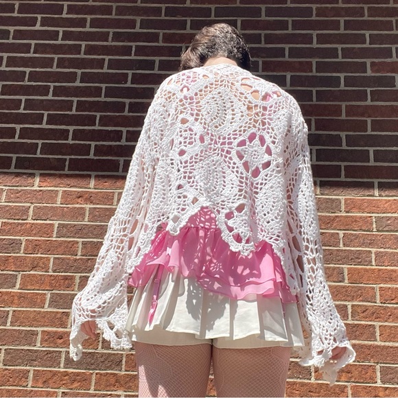 SOLD Crochet fairycore cardigan - Picture 11 of 15